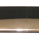 Stainless Steel Cigar Case Curved