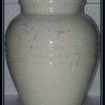 URN Genuine Solid Marble BOTTICINO CREAM