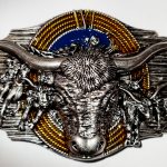 Leather Belt Embossed Leather 6