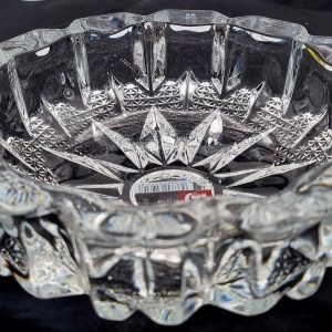 Ashtray Cut Glass 16cm Diameter 5cm Deep