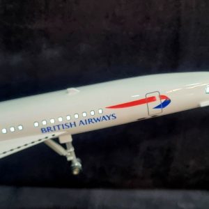 Model Plane Concord British Airways 50 cm Long Light up Windows