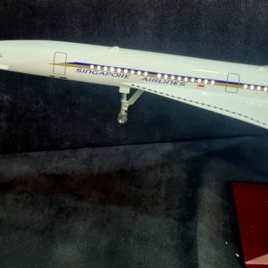 Model Plane Concord Singapore Airline 50 cm Long Light up Windows